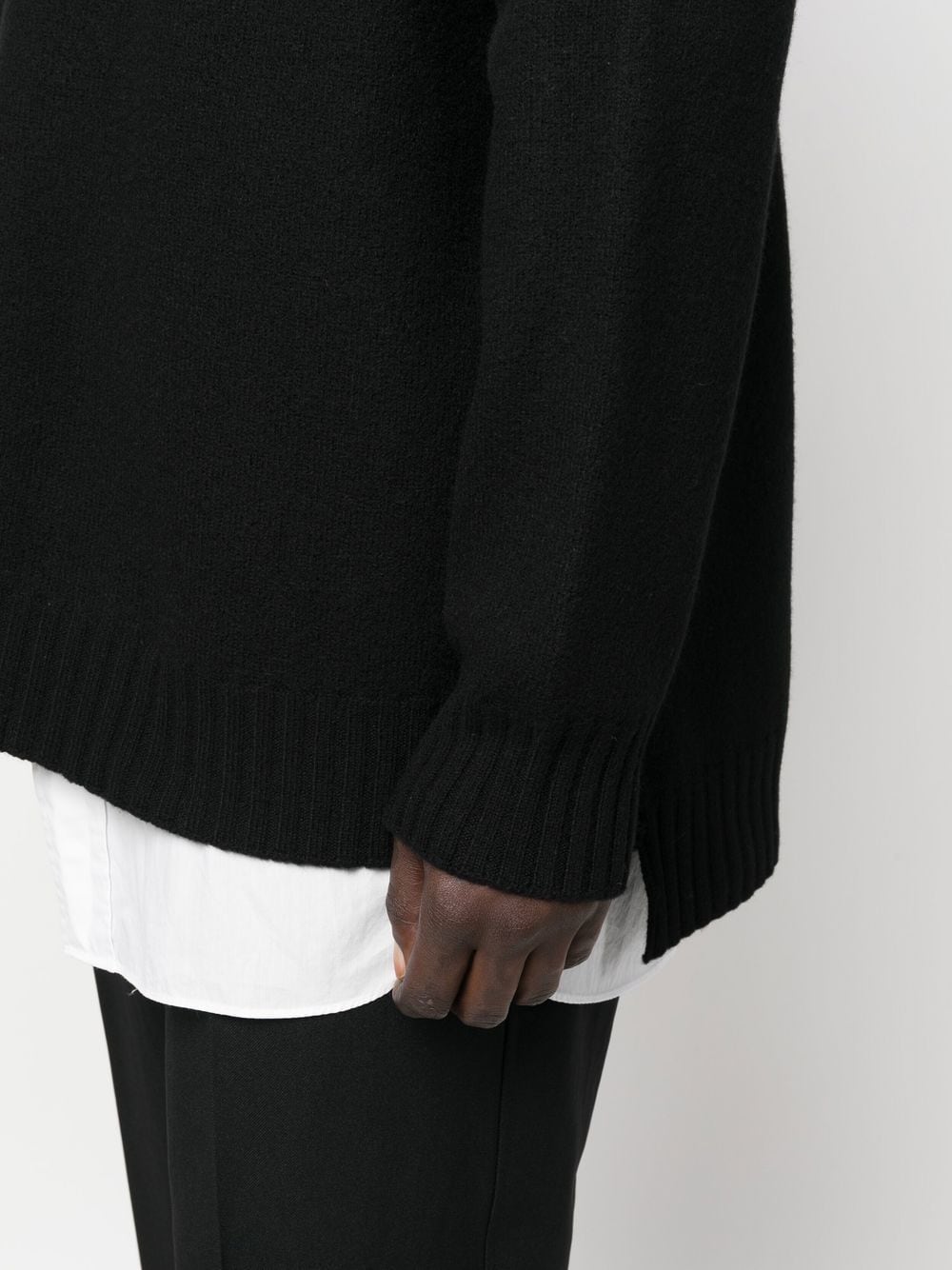 maglione girocollo nero