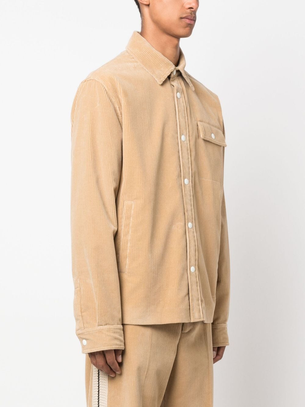 giacca-camicia beige