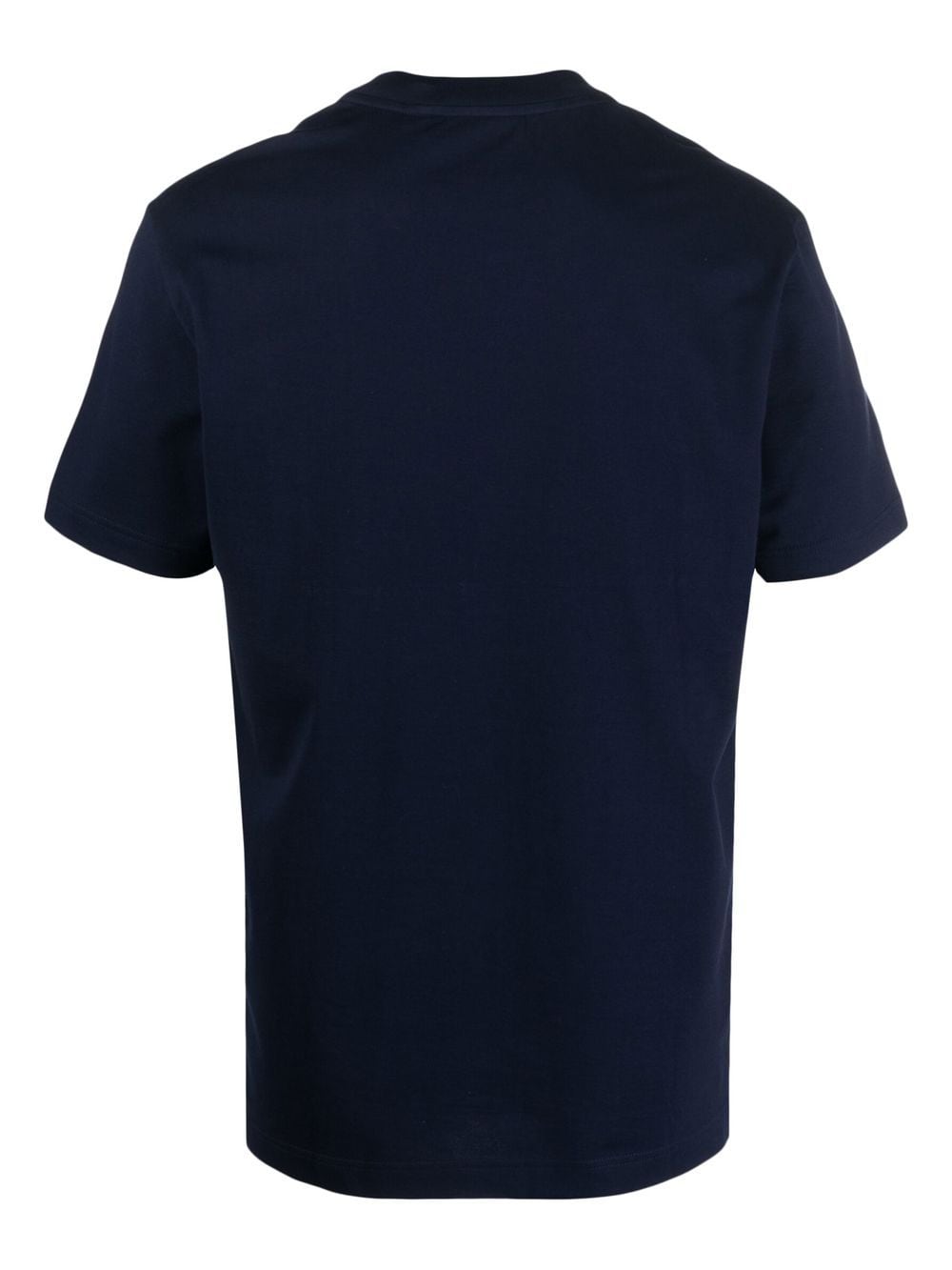 t-shirt blu con stampa